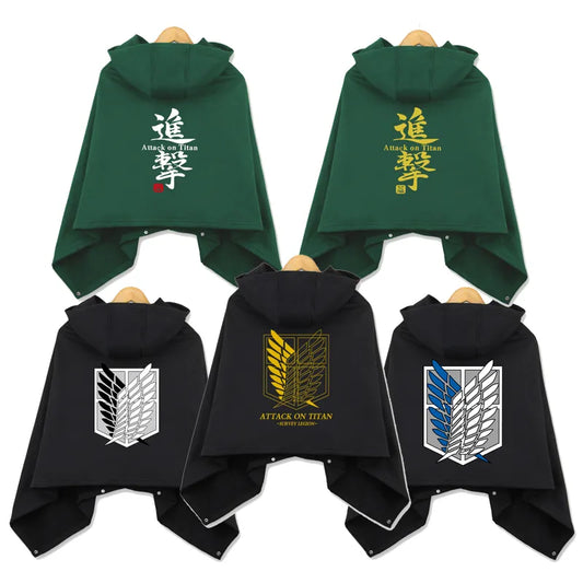 Attack on Titan  Scouting Legion Thicken Cloak Cosplay - Worldwide Exotic Styles